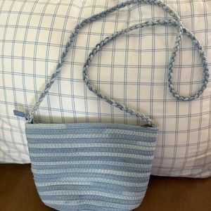 Light Blue Woven Universal Threads Crossbody (long strap) - Like New!